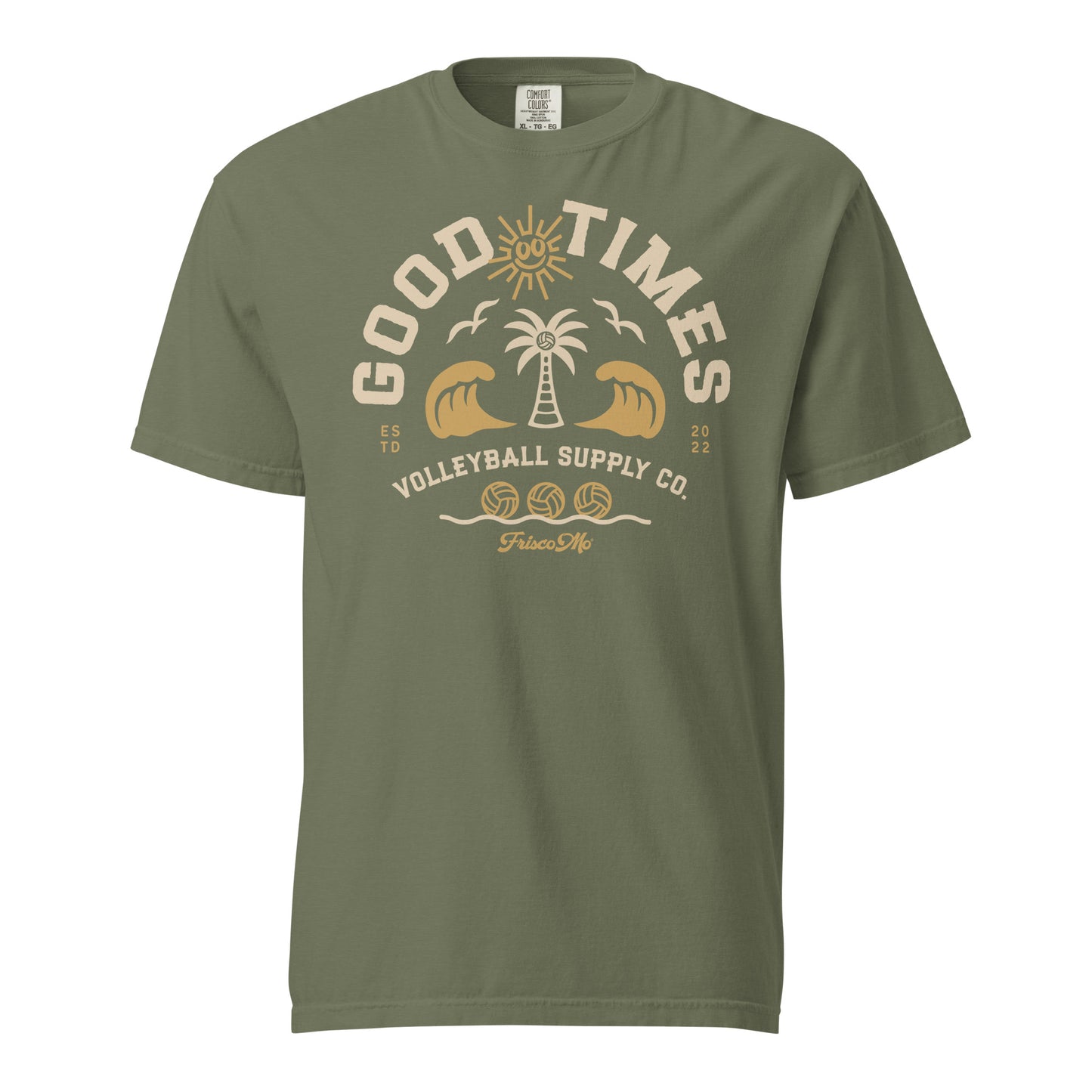 Good Times Volleyball Supply Co. Garment-Dyed Tee