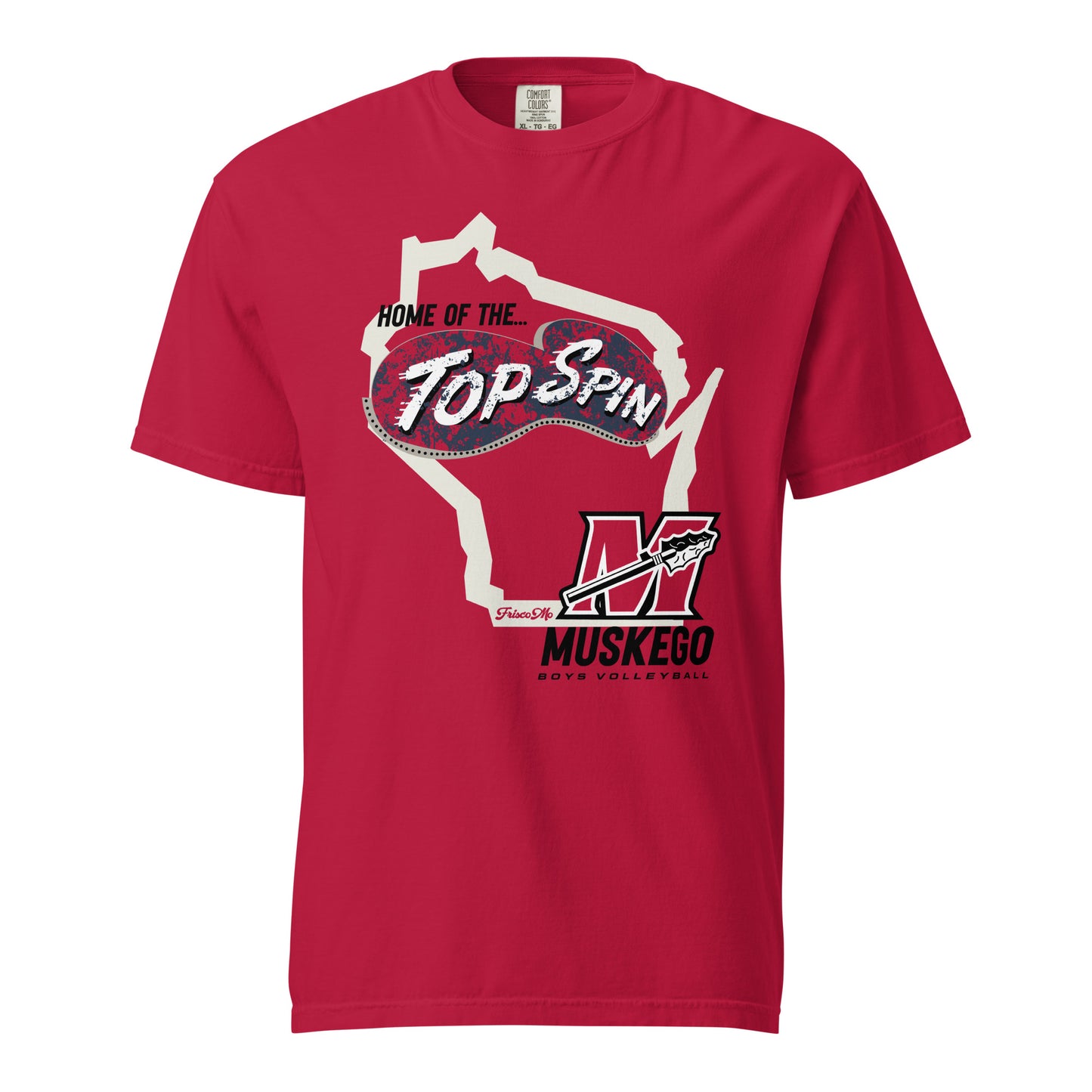 Muskego Boys Volleyball Top Spin Tee