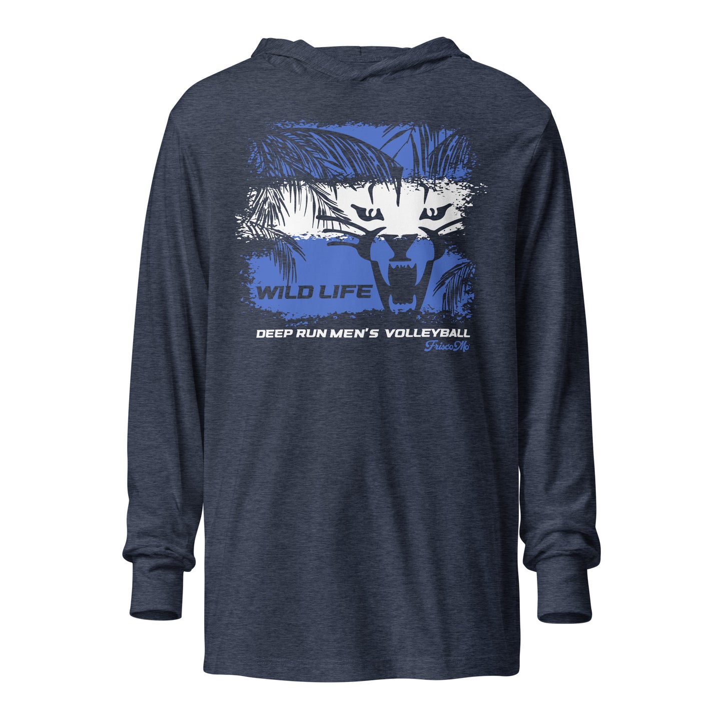 Deep Run Wildcats Wild Life Hooded Long-Sleeve Tee