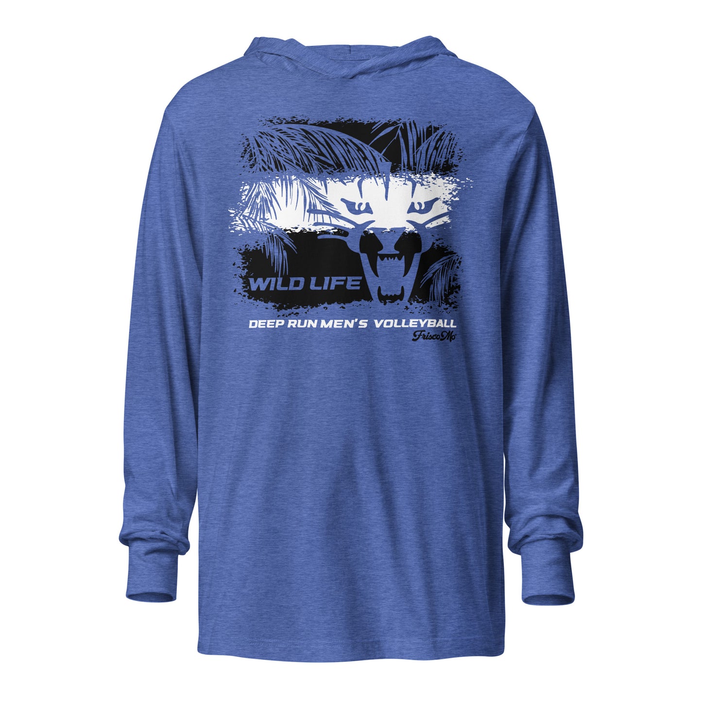 Deep Run Wildcats Wild Life Hooded Long-Sleeve Tee