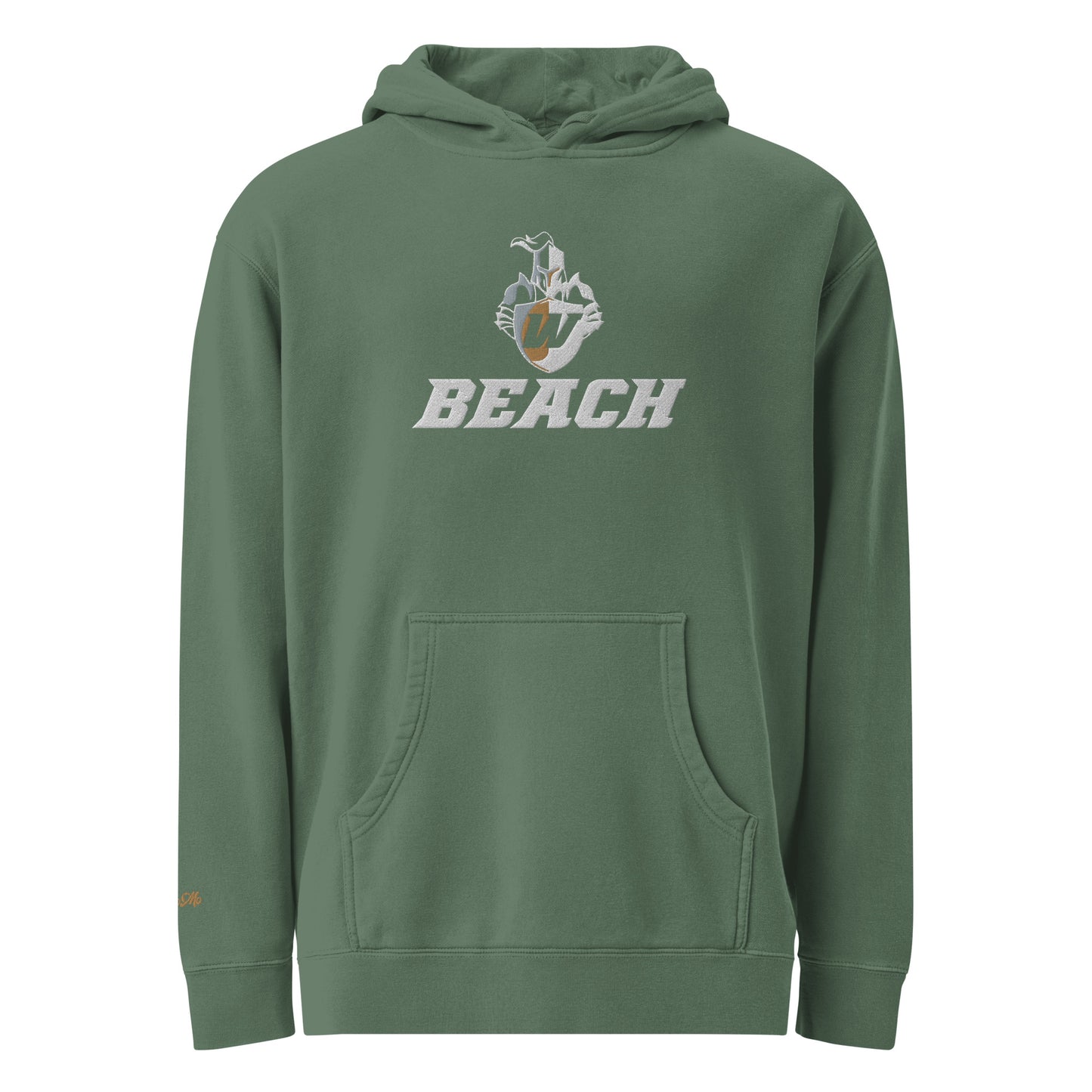 Webber Beach Embroidered Pigment-Dyed Hoodie