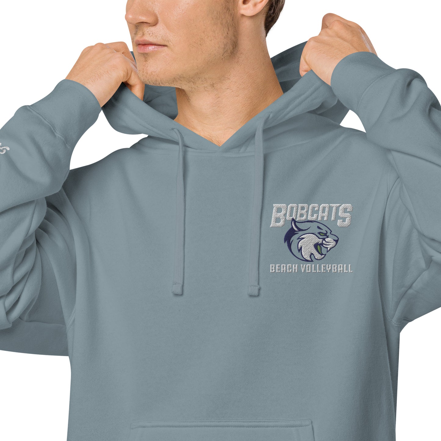 BSC Beach Embroidered Pigment-Dyed Hoodie