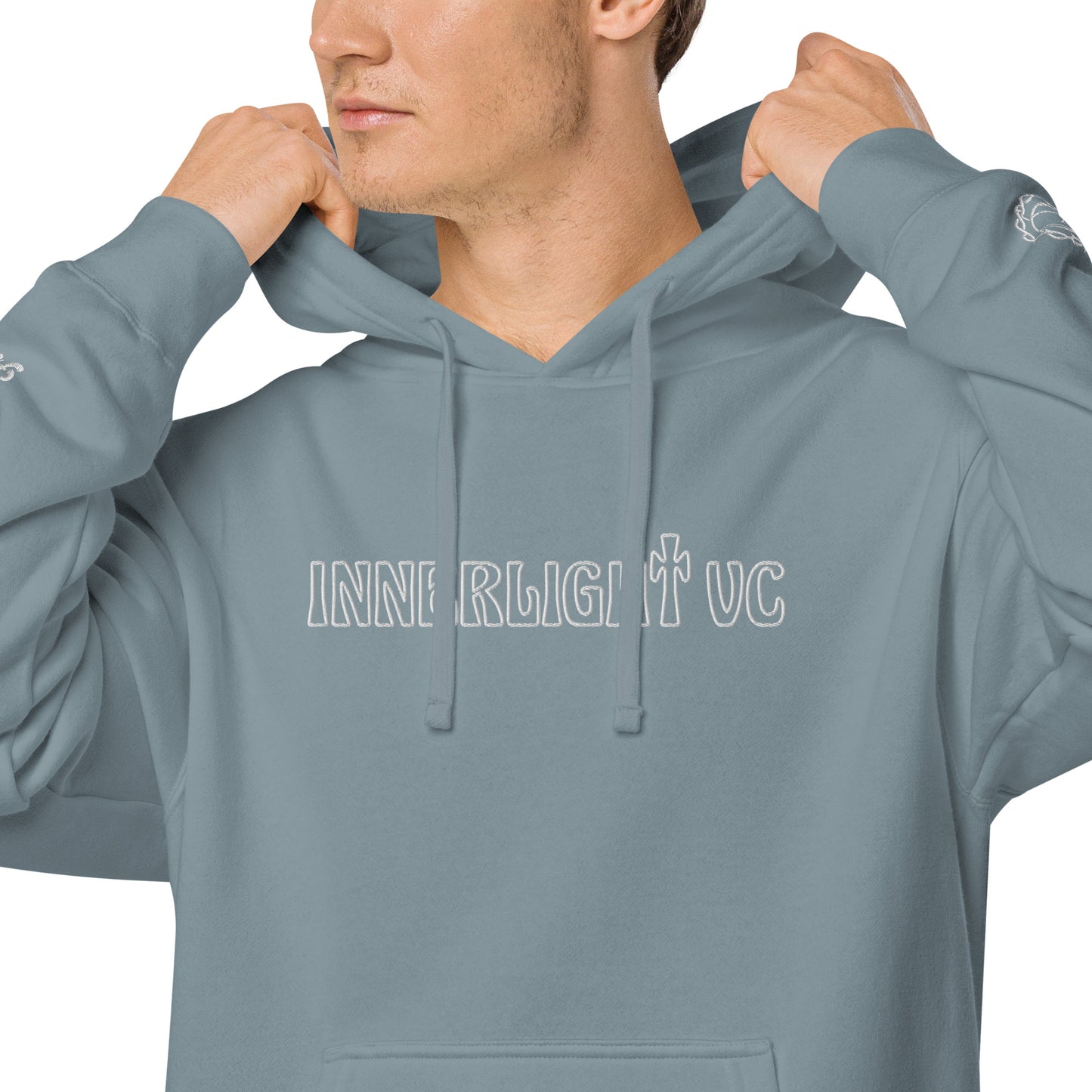 Innerlight VC Embroidered Pigment-Dyed Hoodie