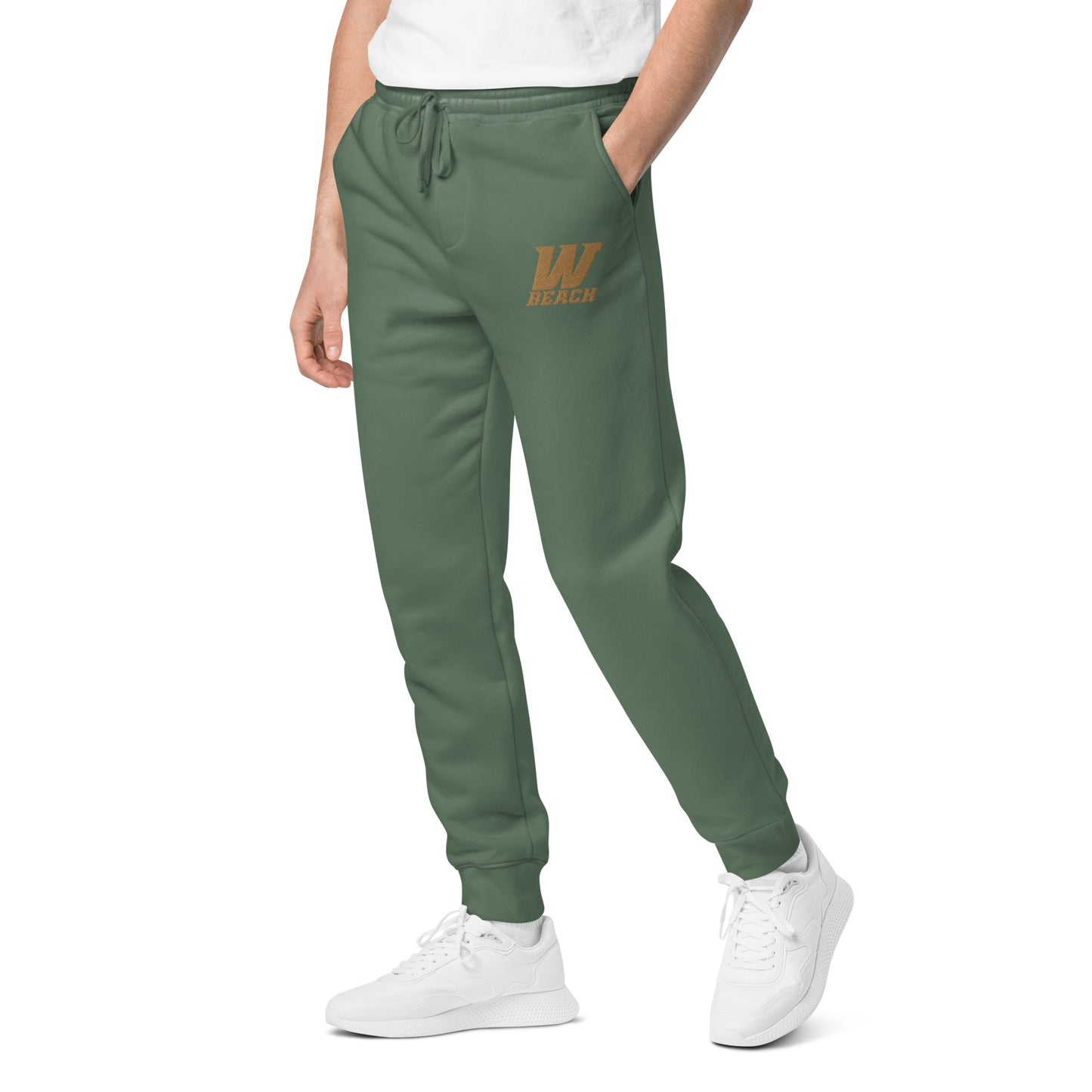 Webber Beach Embroidered Pigment-Dyed Sweatpants