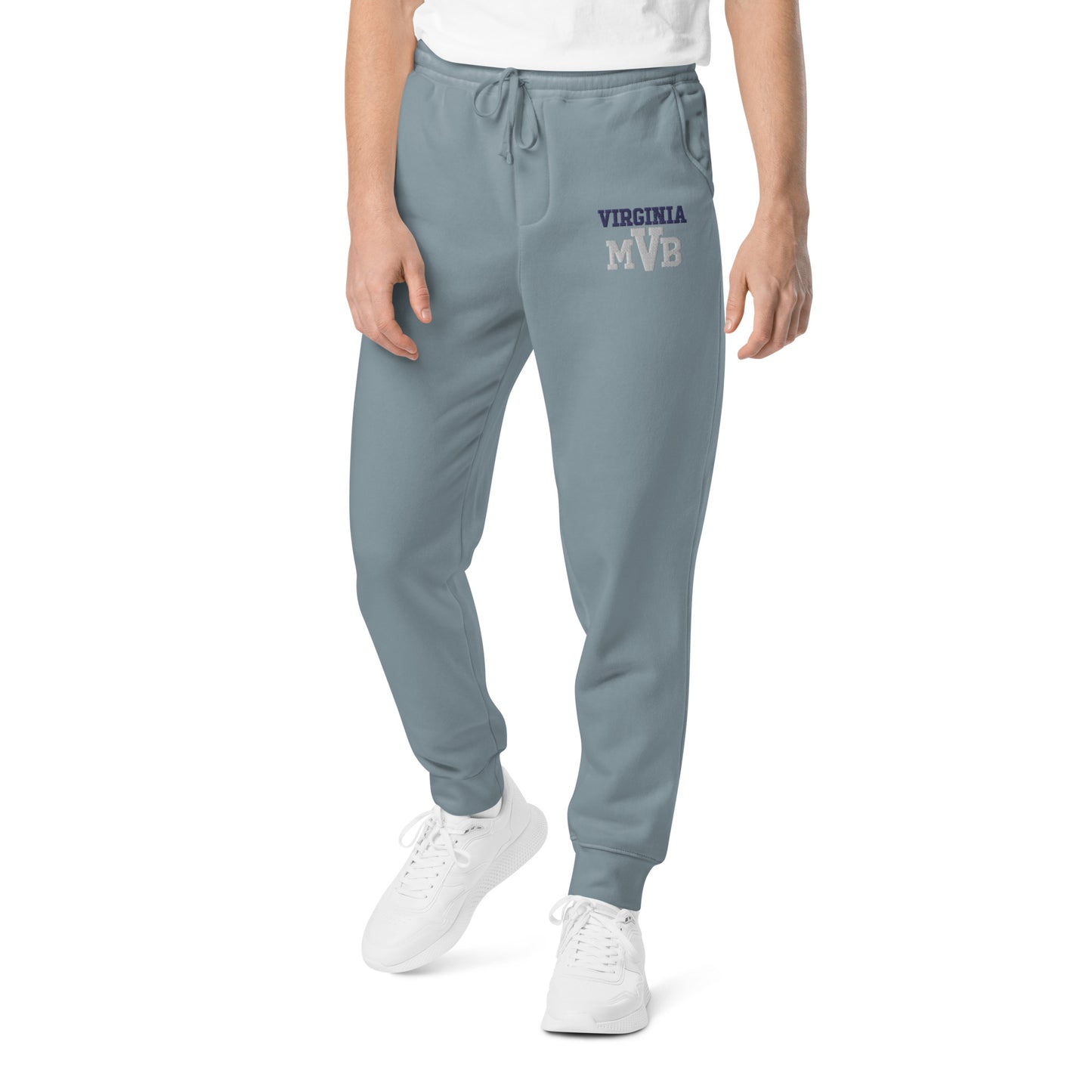 Virginia MVB Embroidered Pigment-Dyed Sweatpants