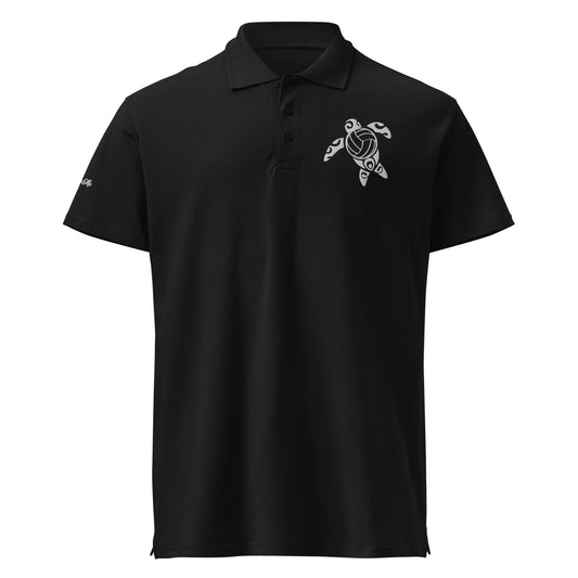 Set Above Embroidered Icon Premium Pique Polo