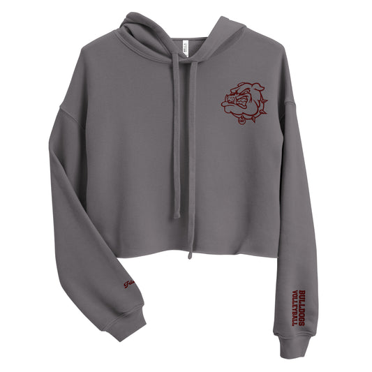 SMF Bulldog Volleyball Crop Hoodie