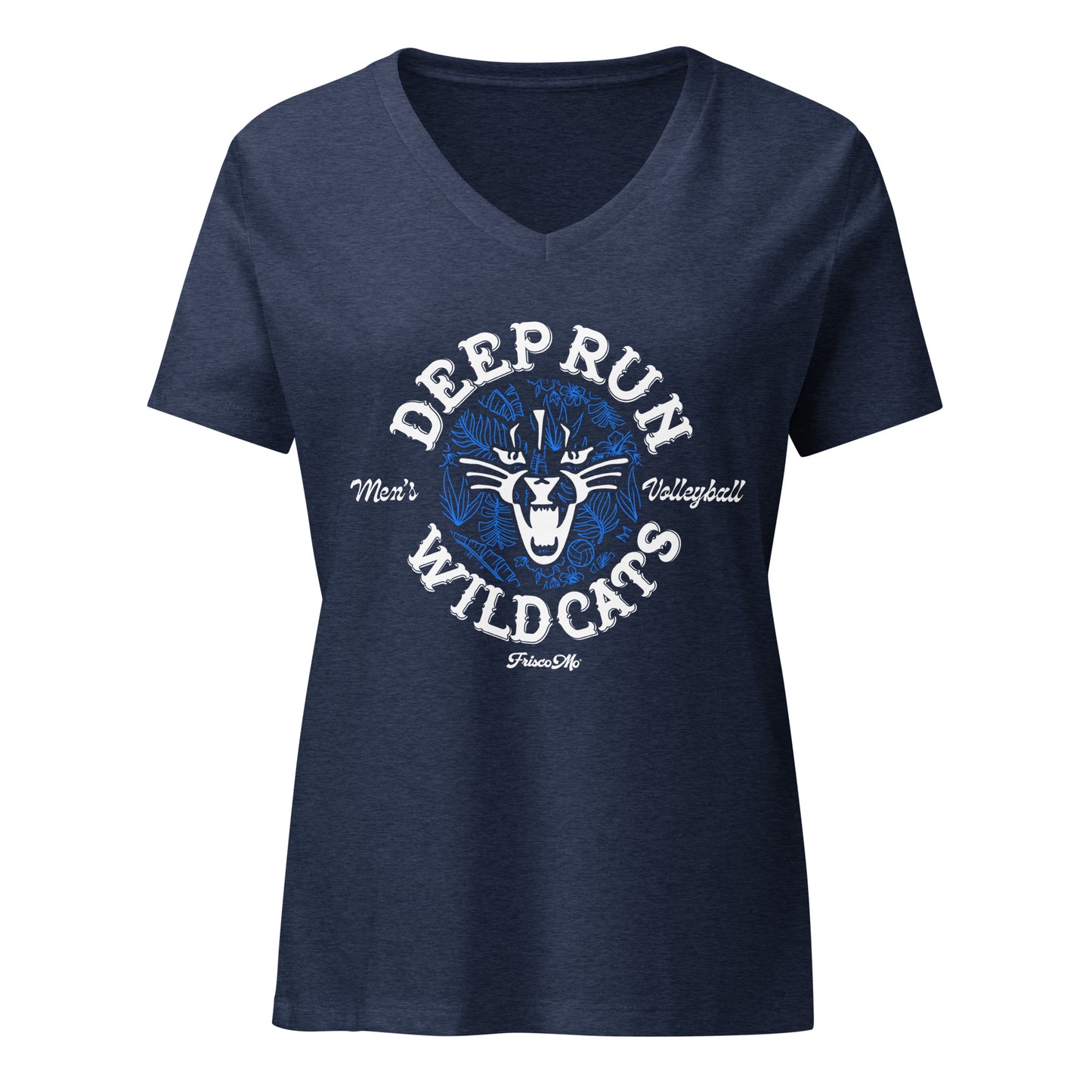 Deep Run Wildcats Women’s Relaxed V-Neck