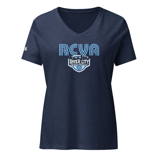 RCVA Groovy Relaxed V-Neck Tee