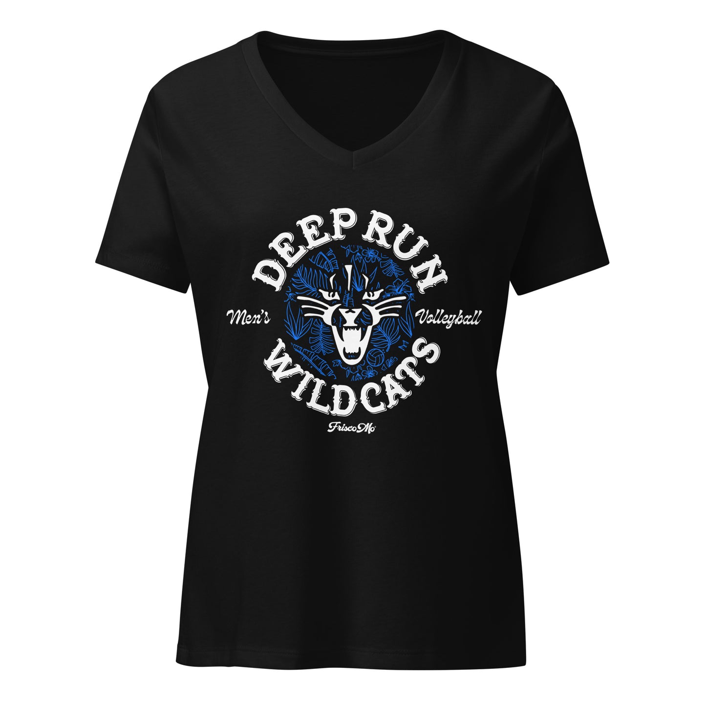 Deep Run Wildcats Women’s Relaxed V-Neck