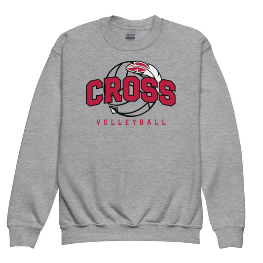 Cross Volleyball Youth Crewneck