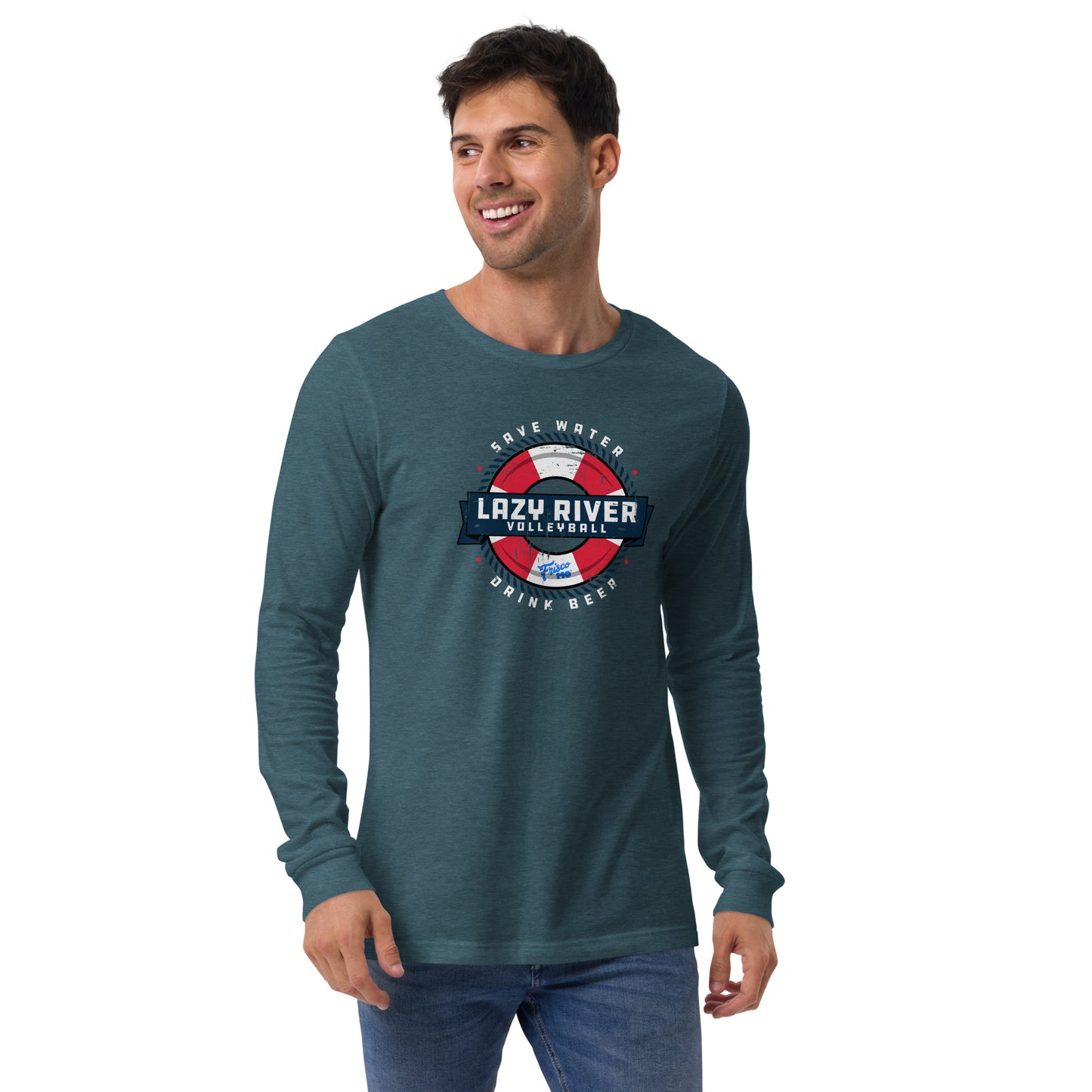 Lazy RIver Life Ring Long Sleeve Tee