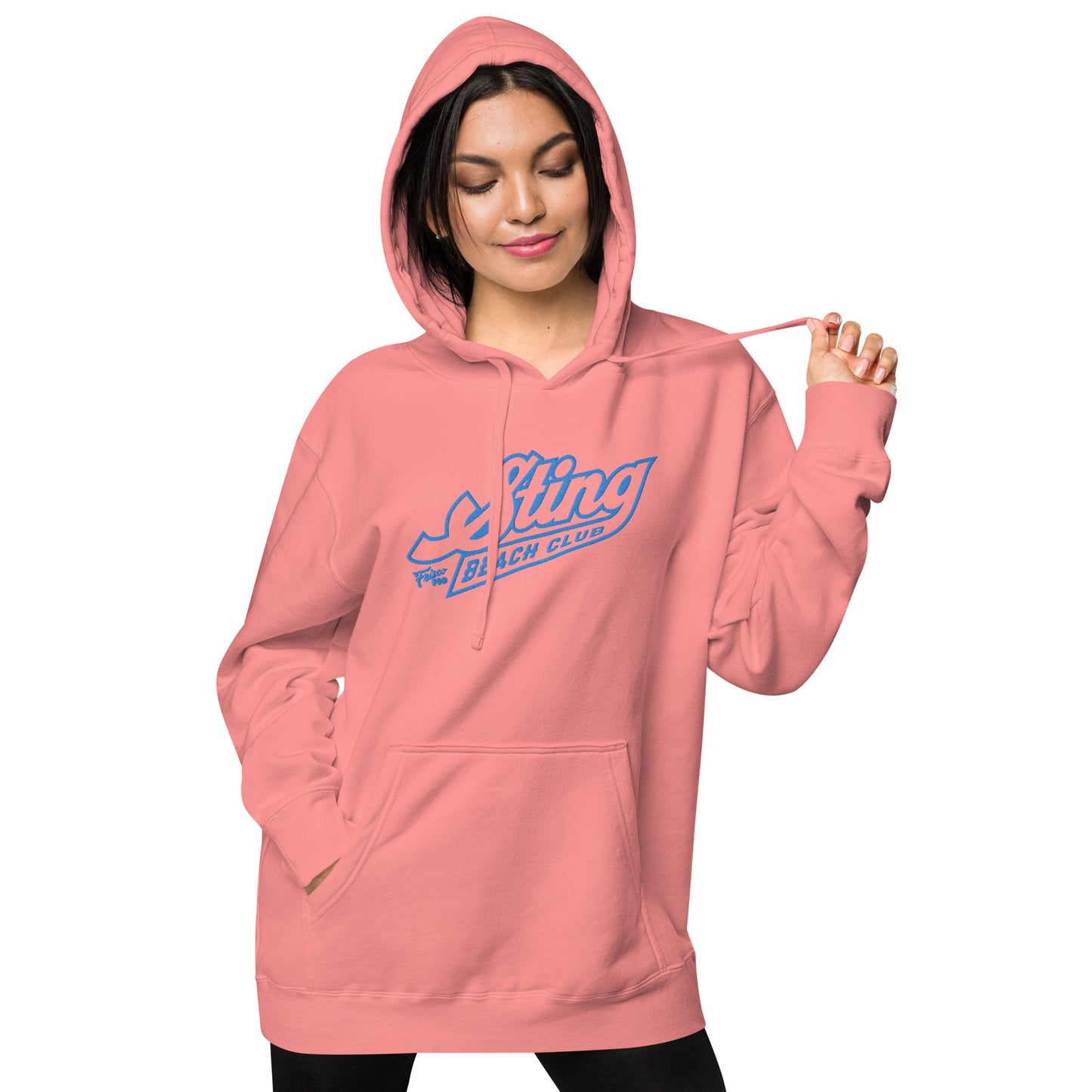Sting Beach Club Embroidered Hoodie